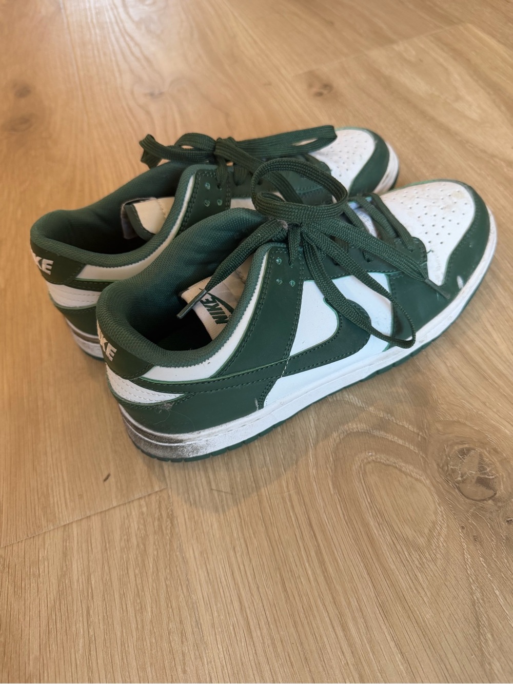Nike Dunks in Forest Green
